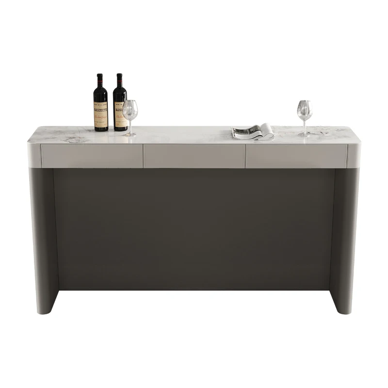 

Барная стойка из итальянской каменной плиты. Домашняя вилла. Гостиная. Барная стойка из цельного дерева. Перегородка по дивану. Многофункциональное хранилище по индивидуальному заказу.