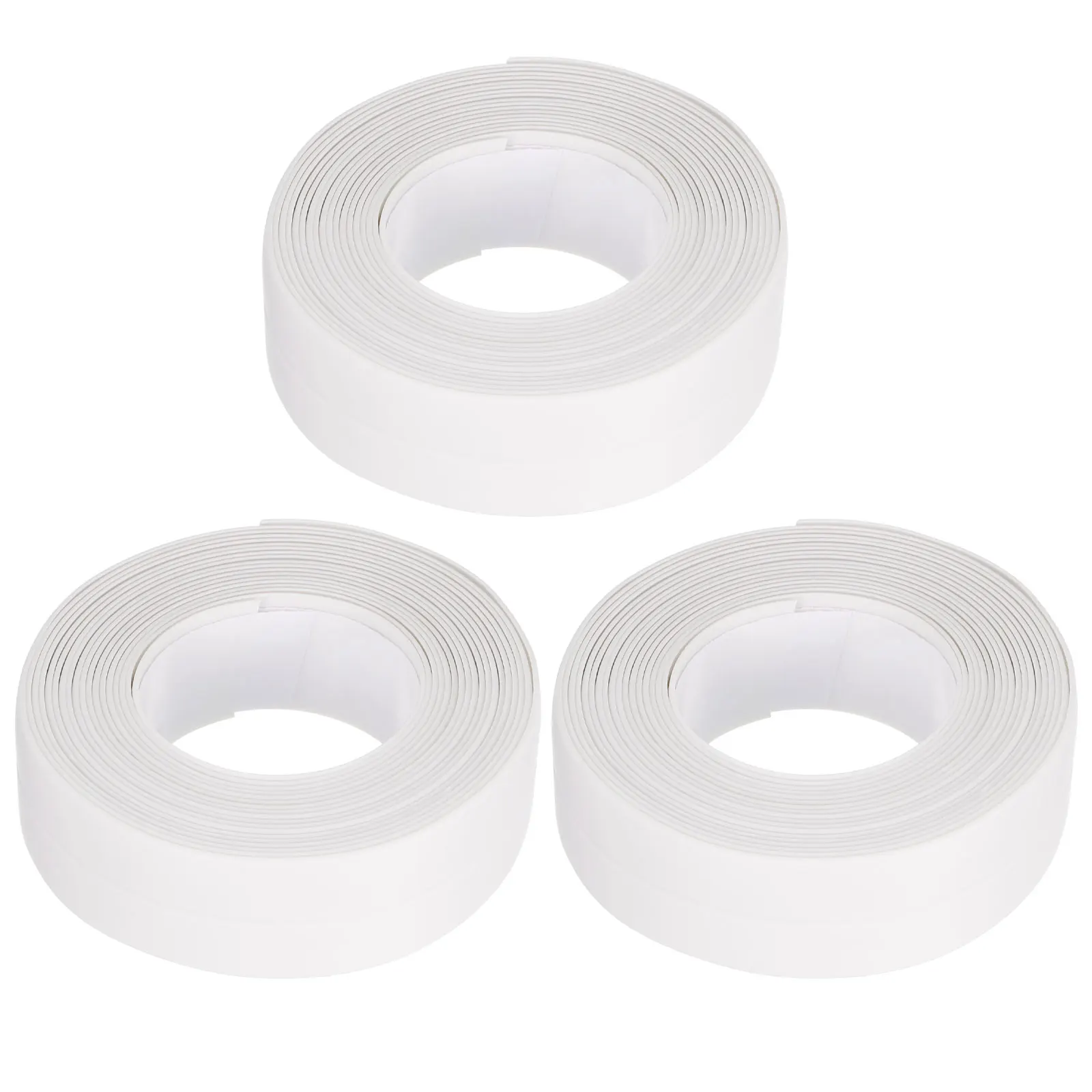 3Pcs Waterproof Seal Caulk Strip Tape Self Adhesive 0.87