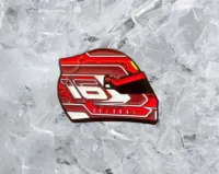 Charles Leclerc 2024 Helmet F1 Enamel Pin, Racing Helmet