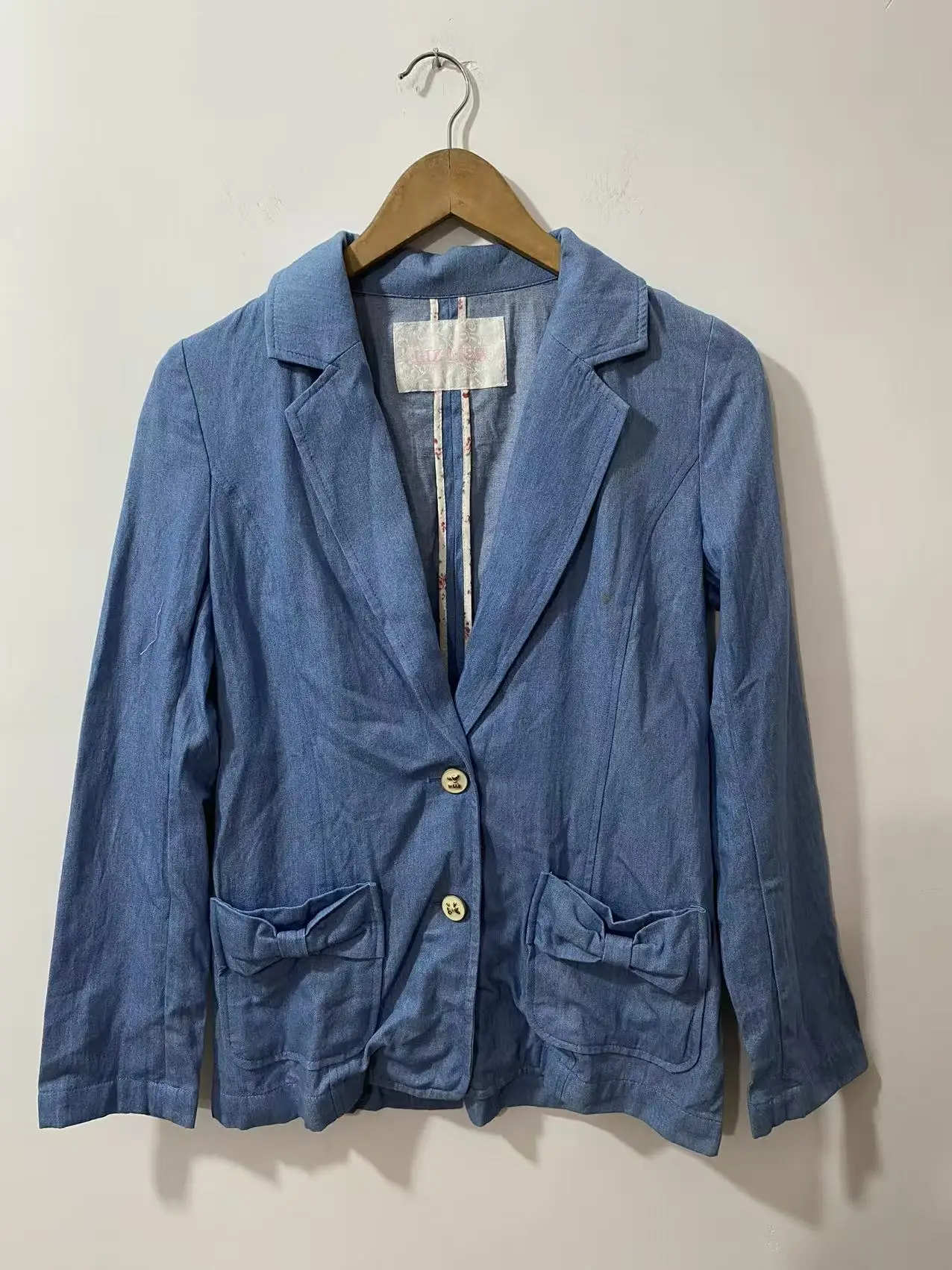 

Sales Japan Liz Lisa Original Solid Color Denim Coats