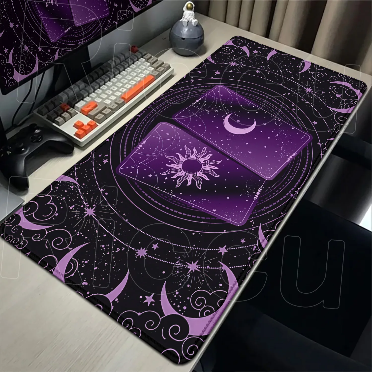 

HD print XXL Desk mat Gaming playing cards Card Tarot Rubber Mouse pad Cartoon Non-slip MousePad PC Accessories Protective pads