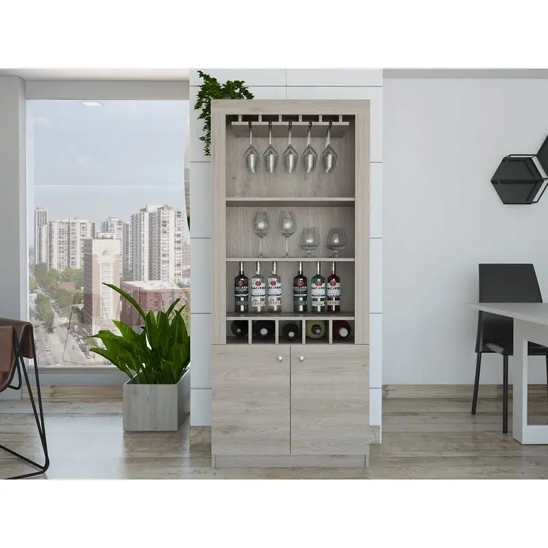 

Bar Cabinets Kitchen Wood Home Glass With Rack and Wall Steel Temperature Mini Cooler Furniture Constant Wine Display Cabinet