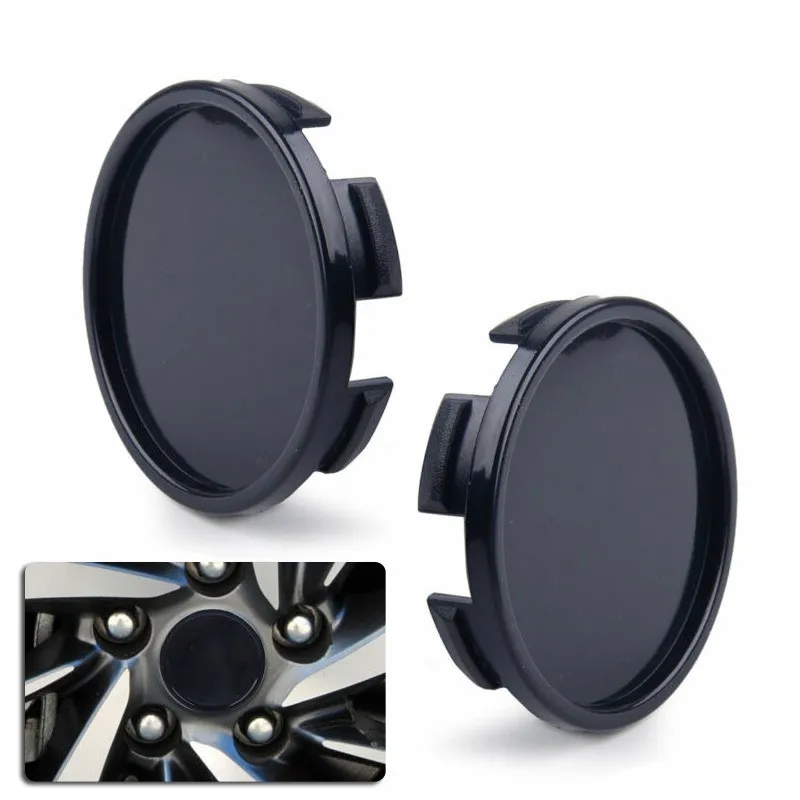 4pcs 58mm/53mm Car Wheel Centre Hub Cap ABS Plastic Black Auto Wheel Hub Center Hats High Quality Automobiles Replacement Parts