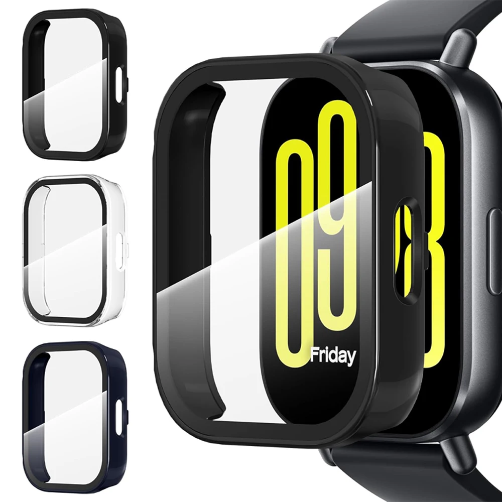 

Чехол для Xiaomi Redmi Watch 5, активные аксессуары, защитная пленка для экрана, закаленное стекло, бампер для ПК, защитный чехол для Redmi Watch 4, чехлы