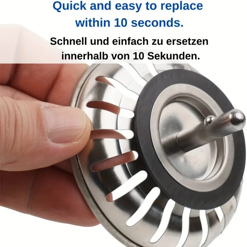 5 قطعة بالوعة قابس التصريف وسادة سلة المرشح طوقا ، بالوعة المطبخ تجفيف المطاط غسالة ، سدادة مطاطية غسالة طوقا #6