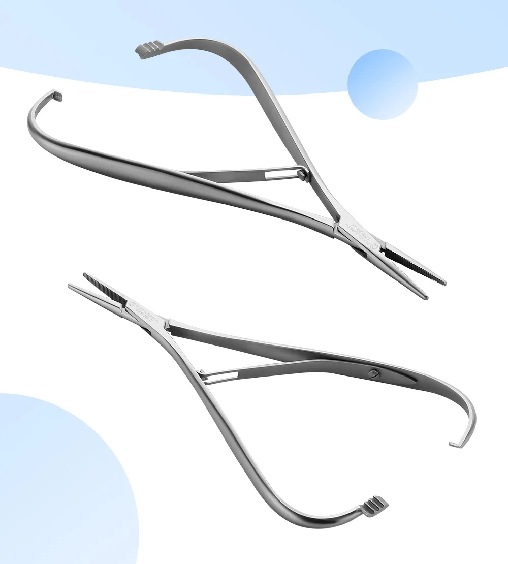 AZDENT Dental Kieferorthopädische Zange Ligatur Krawatte Halter 14 cm Halten Elastische Krawatten Platzieren Zahnmedizin Grundlegende Instrument Werkzeug Zahnärzte – Detail 5