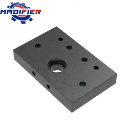 Openbuilds C-Beam End Mount Used for 2080 U Type Aluminium Profile Linear Railile Material Facemounting Plate 3D Printer