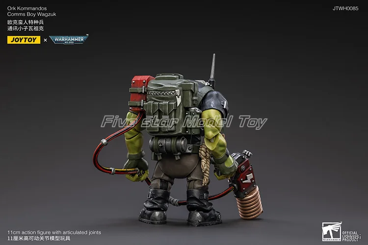 

【FS】Original JOYTOY Warhammer 40K Ork Komandos Comms Boy Wagzuk1/18 Action Figures Anime Models Toys Gifts Collection