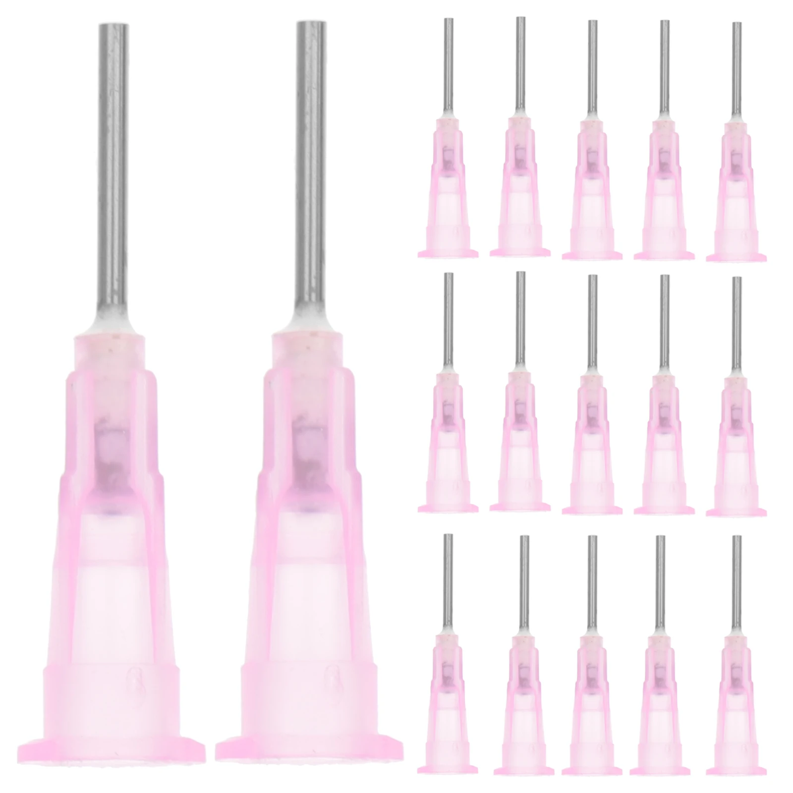 

100pcs Dispensing Needles Stainless Steel Tip Mini Industrial Glue Replacement Needles for Craft Oil Ink Adhesive