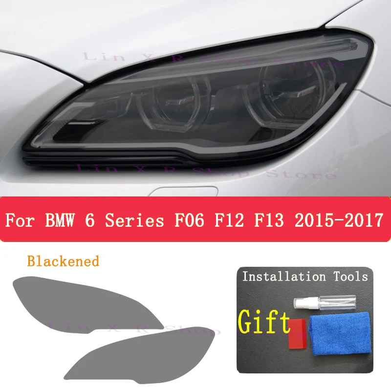 

For BMW 6 Series F06 F12 F13 Car Exterior Headlight Anti-scratch Front Lamp Tint TPU Protective Film Cover Repair Accessories