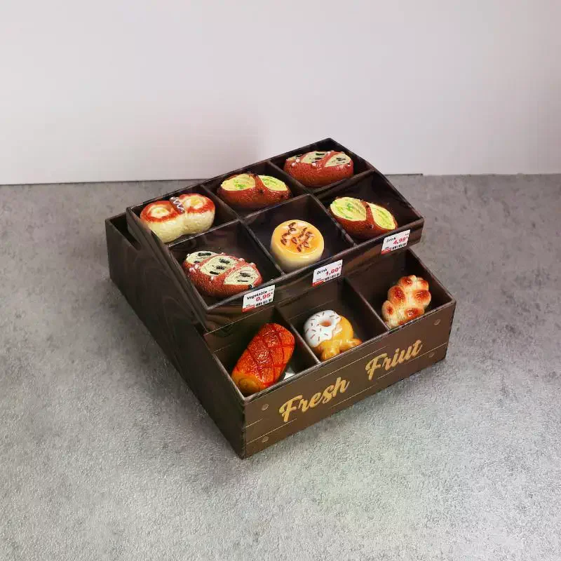 Soporte de exhibición de supermercado de simulación para casa de muñecas, estante para frutas y verduras, modelo de muebles para decoración de casa de muñecas, accesorios para casa de muñecas, 1/12