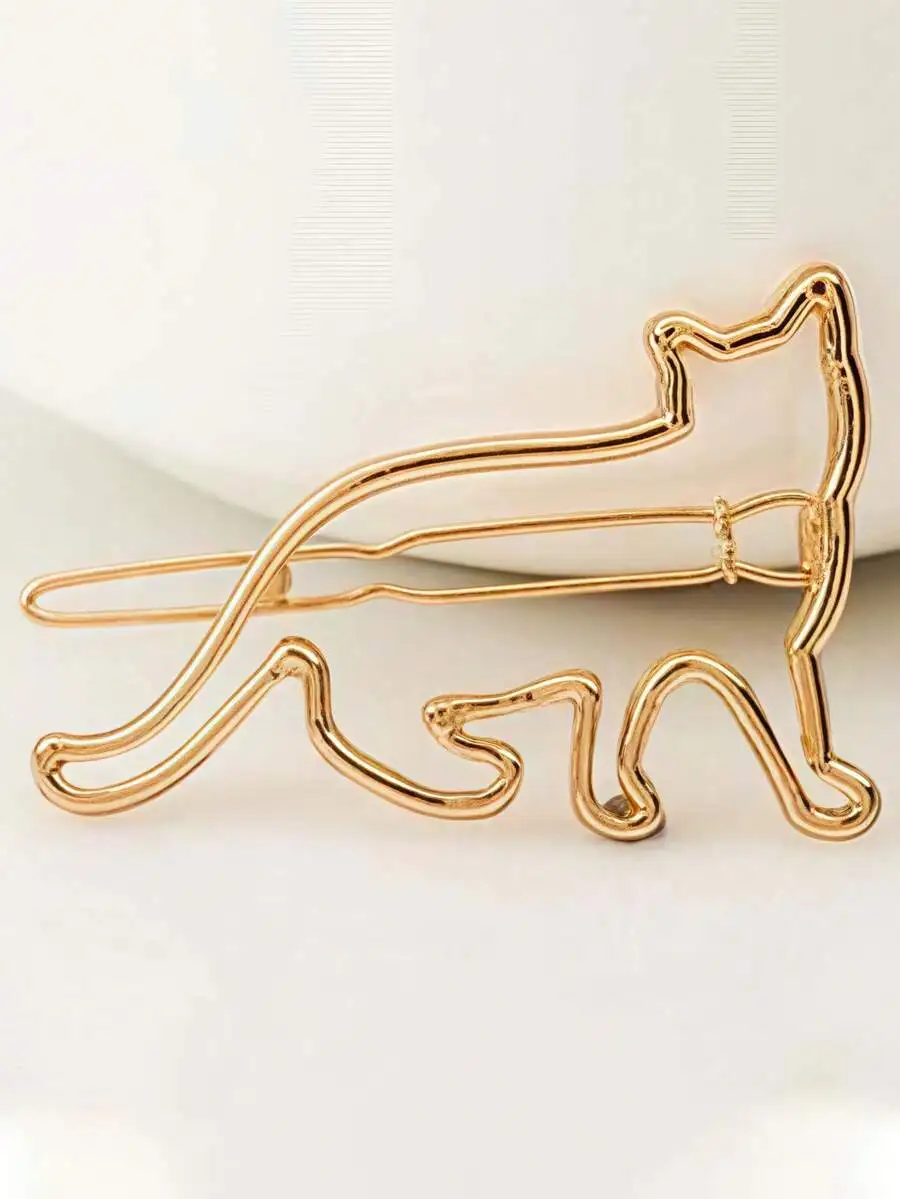 Cat Shape Hair Clip For Women Barrettes Hair Accessories Everyday Wear