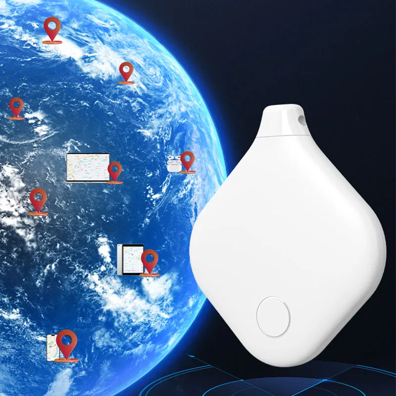 Mini rastreador gps sem fio para iphone/android, localizador de alarme anti-perda, gravação gps, etiqueta inteligente, localizador compatível com bluetooth
