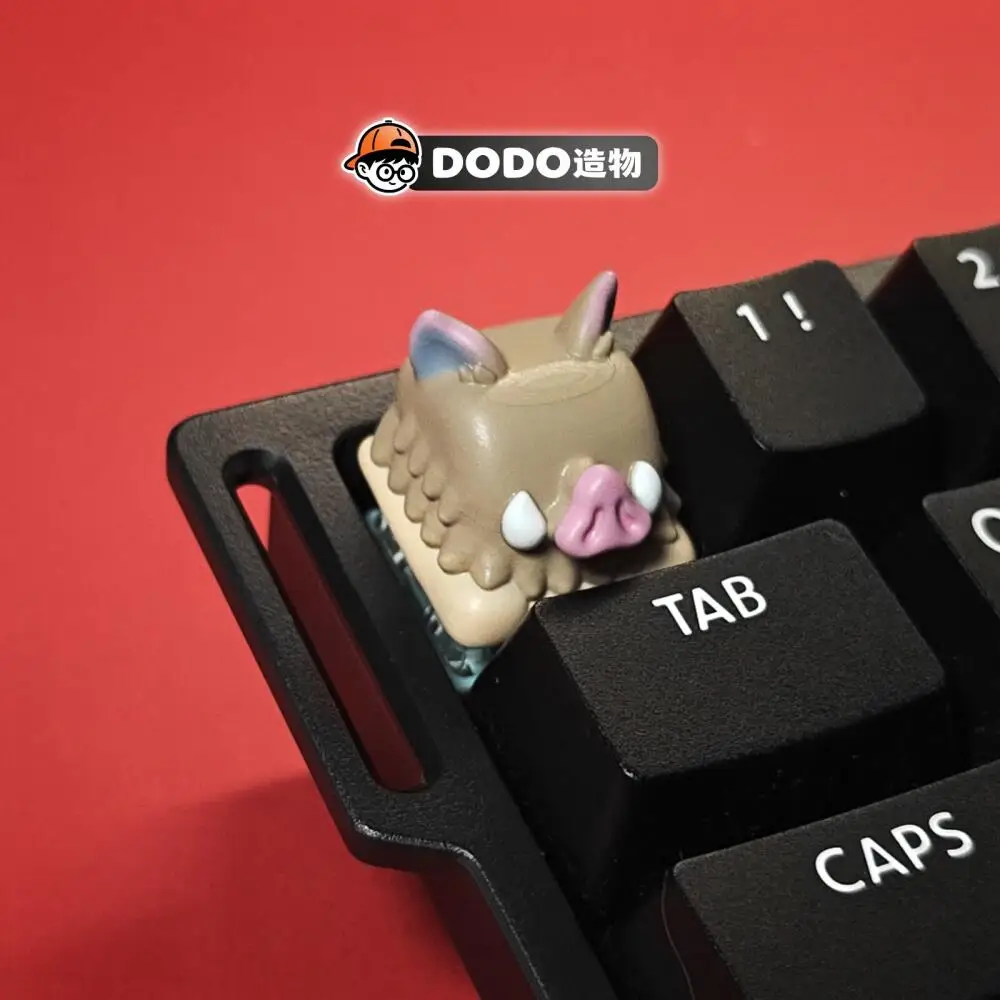 DIY Selbstgemachte Agatsuma Zenitsu Mechanische Tastatur-Keycaps Kreuzachsen-Mechanische Tastatur PC Personalisierte Keycaps Geschenk-Spielzeug