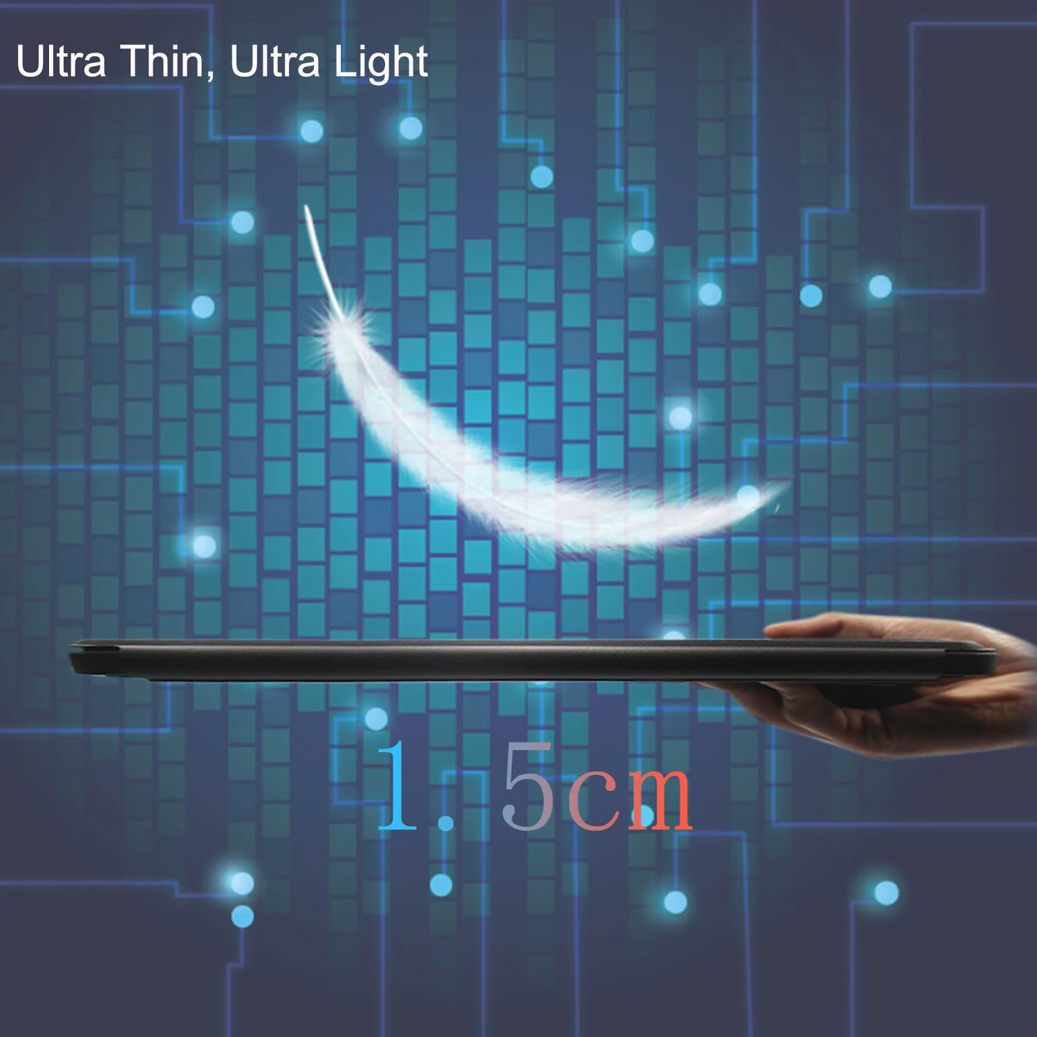 Odpinana klawiatura bezprzewodowa do Apple iPad Mini 6 Bezprzewodowe połączenie Podświetlana obudowa w stylu laptopa z ochroną przed upadkiem