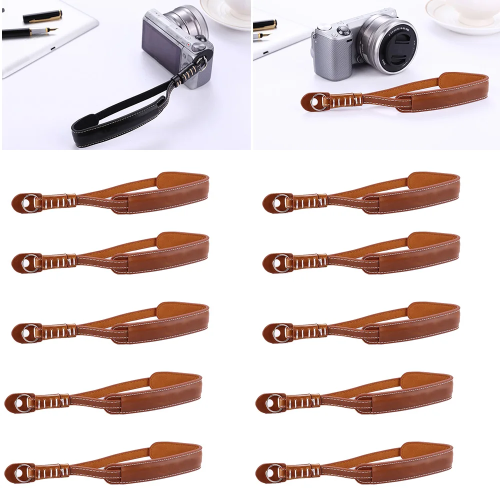 

10pcs PU Leather Camera Hand Wrist Strap X5-M Model Belt Armband for Micro-SLR SLR DSLR Leica Sony Nikon Canon Accessories