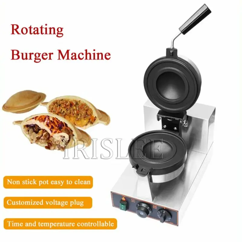 12Cm With Handle Buckle Big Size Ufo Burger Maker Machine Ice Cream Hamburger Press Sandwich Machine Ice Cream Burger Machine