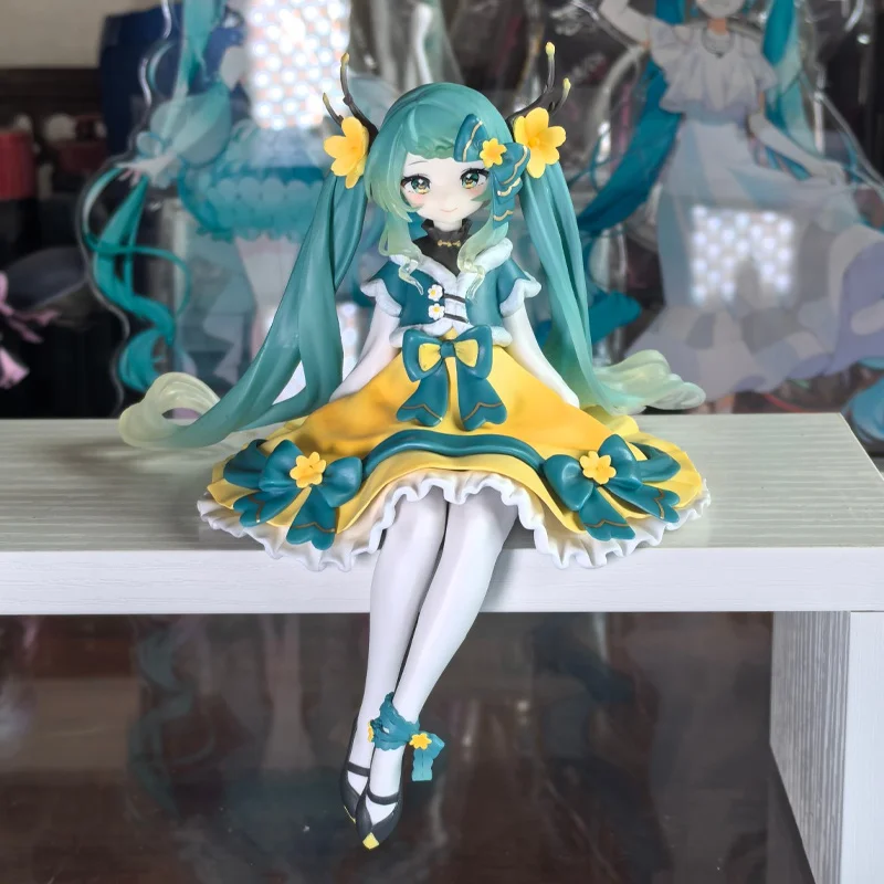 新在庫本物のフリュー初音ミク2025冬ジャスミンヌードルストッパーアニメフィギュアおもちゃ-pvc-モデルコレクションミク置物