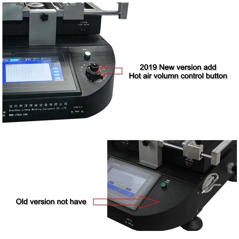 LYBGA R5830C BGA Lötmaschine SMD Rework Station Heißluftchip IC ‌ Reparatur von industriellen Elektronikplatinen für Leiterplatten
