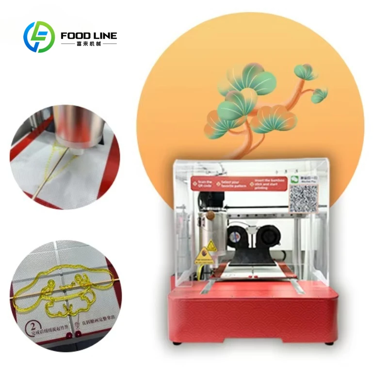 Customized New Automatic Sugar Painting Machine Low Cost and High Return Automatic Sugar Painting Machine