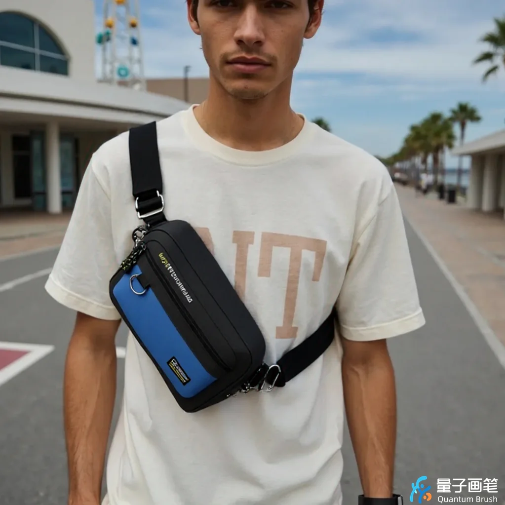 

New cow cloth men's crossbody bag multi-layer cloth letter money bag mobile phone bag soft hand casual olde bag