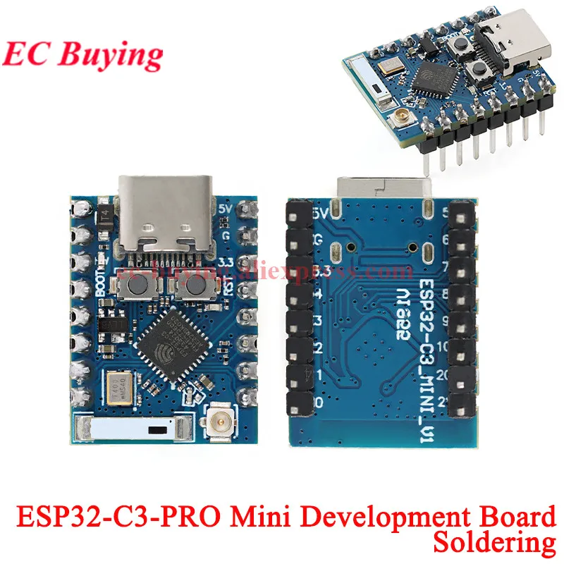 1-10 Stück ESP32-C3 ESP32C3 ESP32C6 C6 S3 H2 PRO Mini SuperMini Wi-Fi Ble Programmier-Lern-Entwicklungsboard Modul ESP32C3FN4 – Detail 11