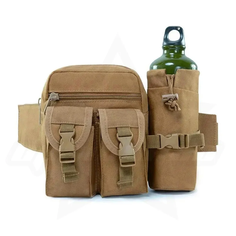 OPHIDIAN Men Waist Pack Nylon Hiking Water Bottle Phone Pouch Outdoor Sports Hunting Climbing Camping Belt Bag image 3