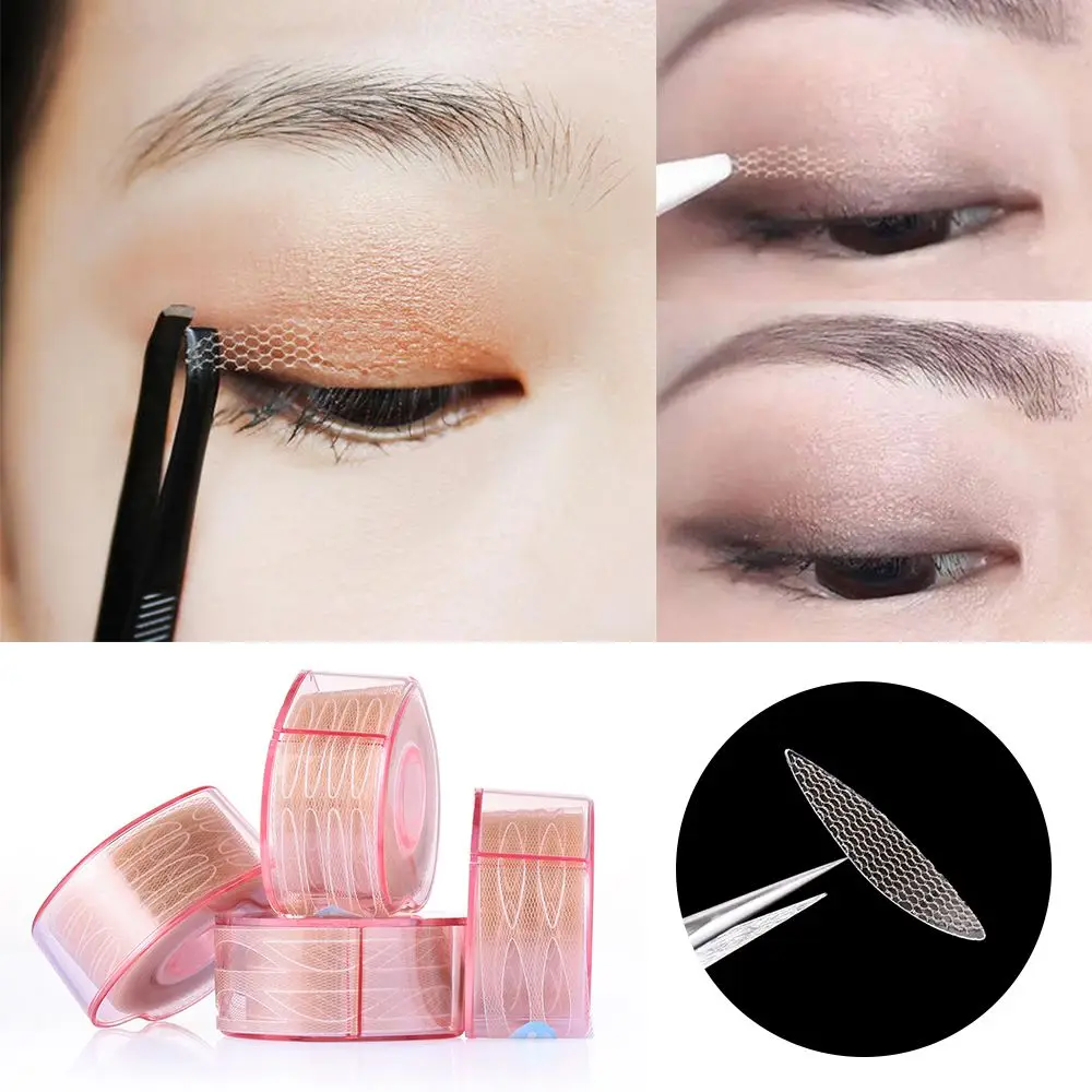 เทปยกเปลือกตาเส้นใยลูกไม้ที่มองไม่เห็นเทปติดตาสองชั้นพิเศษเทปติดตาสองชั้นตาใหญ่กันน้ำกันเหงื่อธรรมชาติ