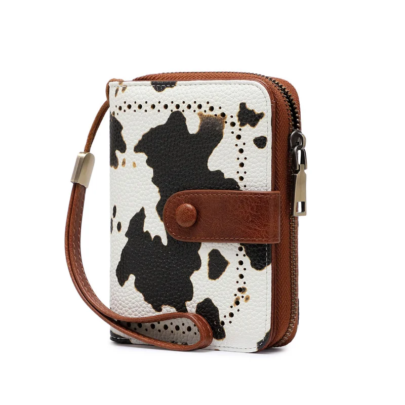 Western RFID Blocking Organ PU Leather Women Wallet Fashion Large Capacity Multi-functional Purse for Ladies