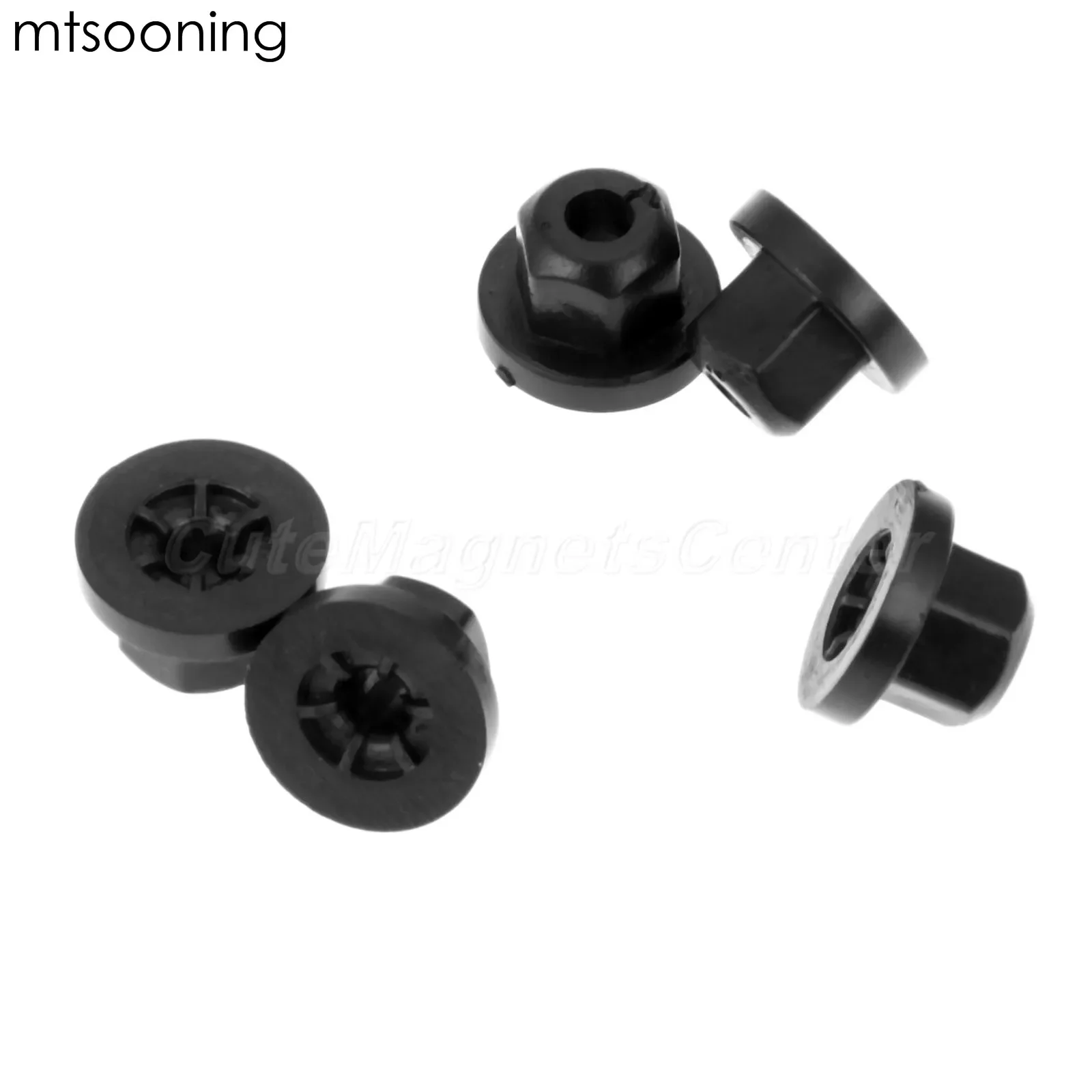 mtsooning 20pcs Exterior Plastic Body Nut Flange Clips For BMW 1995-2001 7 Series 738 740 750 MercedesBenz