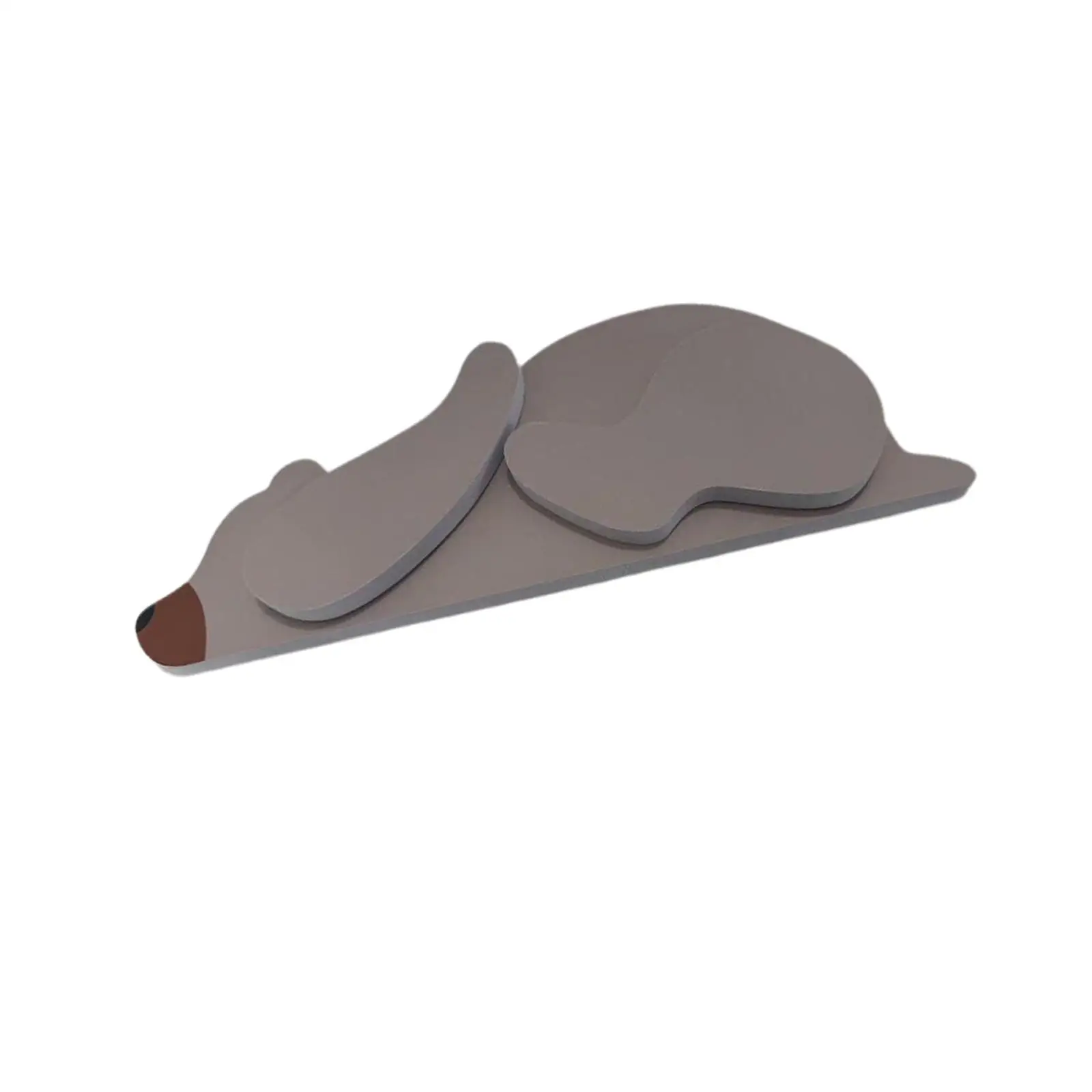 Bear Door Corner Decoration Frame Corner Decoration Funny Silhouette Animal Decor Door Hanger for Dresser Mirror Wall