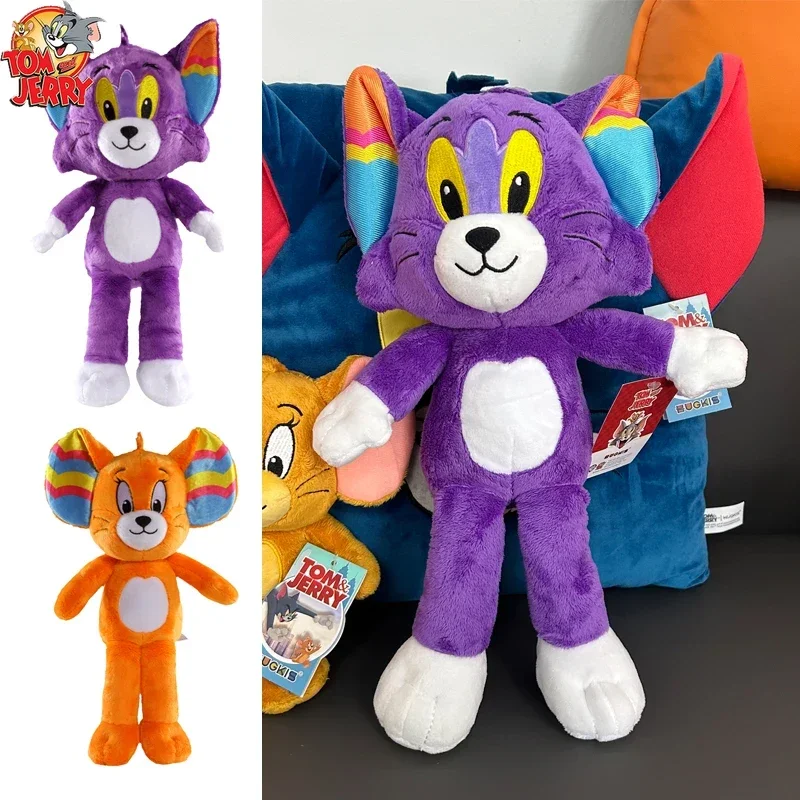 Spedizione gratuita Tom e Jerry peluche cartone animato film simpatici animali peluche farciti anime figure bambola giocattoli per bambini regalo di compleanno