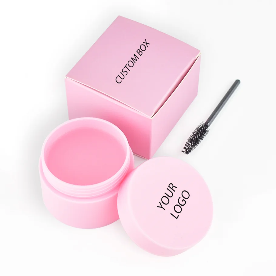 Logotipo personalizado intensificadores de sobrancelha, marca própria, maquiagem vegana, sabonete para sobrancelha, gel, tamanho jumbo, cera de laminação de sobrancelha