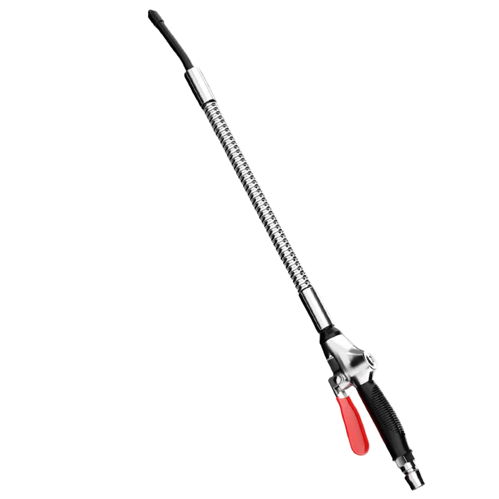 

Пневматический пистолет для сдувания пыли из сплава, 300/600/800 мм, с мягкой резиновой рукояткой и гибкой трубкой на 360 градусов для чистки автомобилей