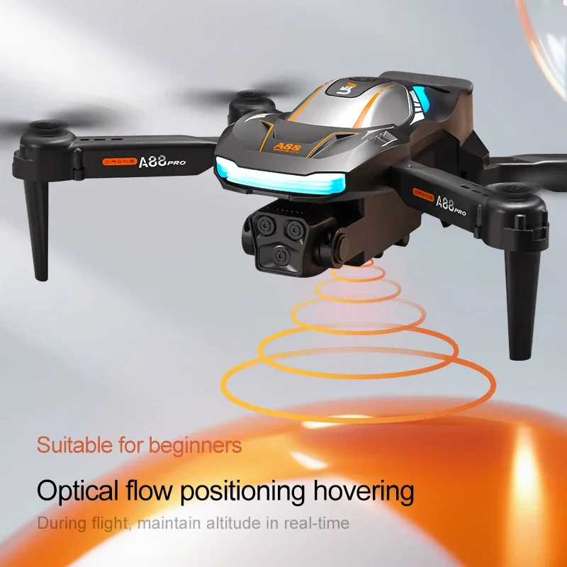 Nuevo Dron inteligente A88 con Control remoto, cámara Dual 8K, fotografía aérea de alta definición, 5G, Gps, cuadricóptero para evitar obstáculos