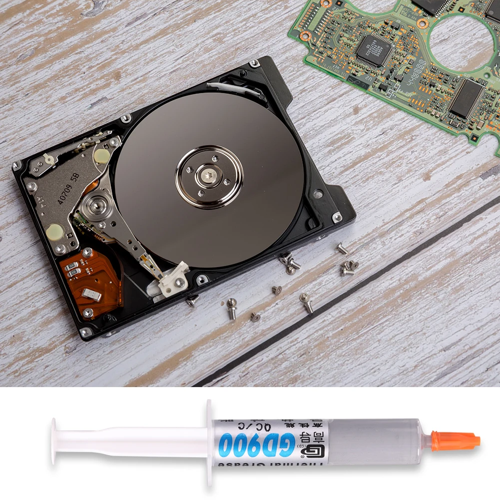 GD900 Thermal Conductive Grease Paste Net Weight 15 Grams Silicone Plaster Heat-dissipating Silicone Paste for Computer CPU