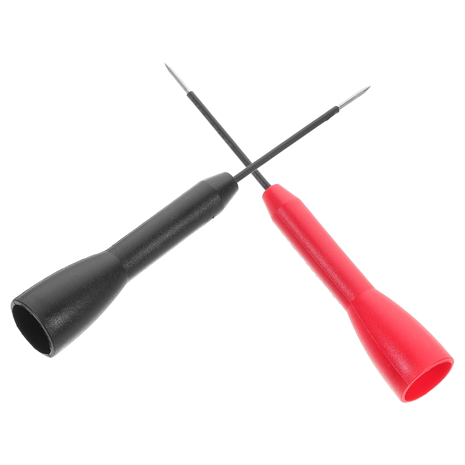 

2PCS Multimeter Probes Test Leads Wire Piercing Needles Automotive Repair Back Probe Kit Durable Metal Plastic Tips