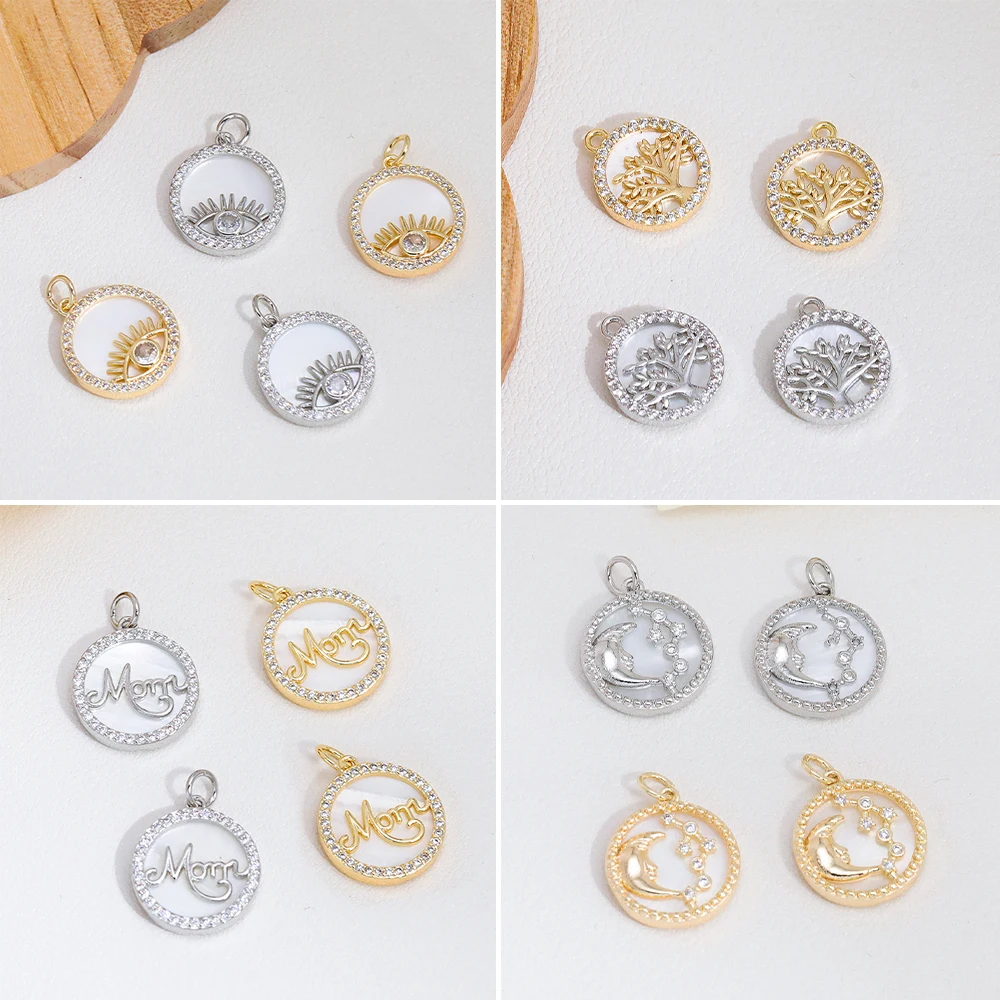 

Cordial Design 20Pcs Pendant/DIY Mother Of Sea Shell Charms/Genuine Gold Plating/Copper/Jewelry Accessories/Hand Made #194598