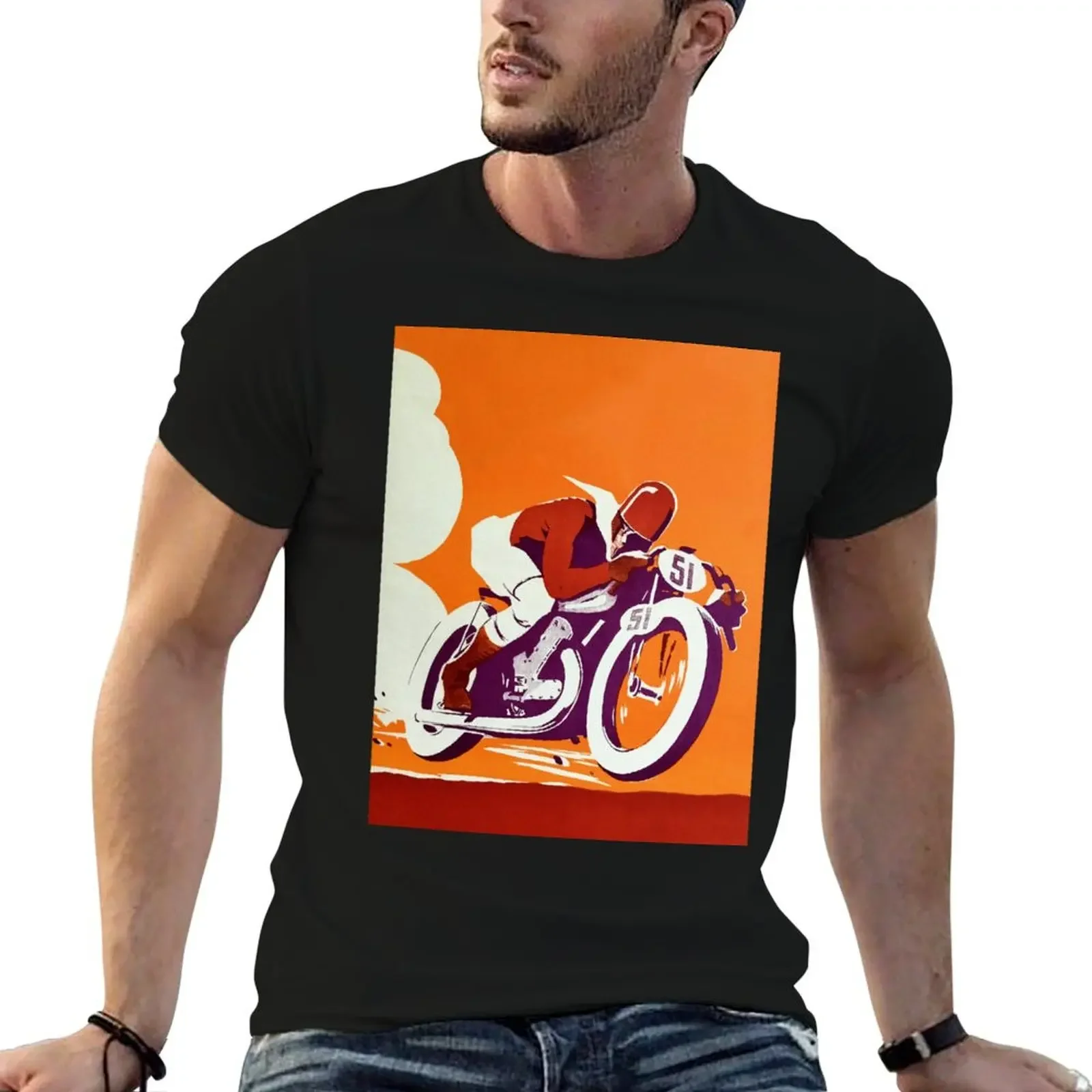 

Motorcycle racing 1930 T-Shirt anime shirt valentines boutique clothes clothes cotton man t-shirts plus size men clothing