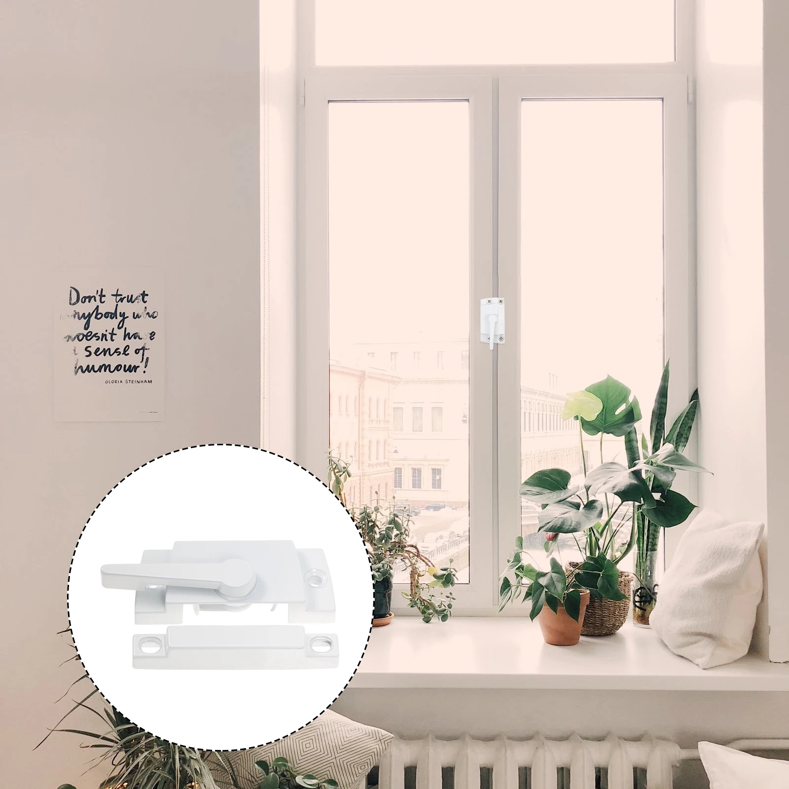 

4 Pcs Alloy Sliding Window Locks Stoppers Vertical Child Safety Replacement Parts Glass Clamp Window Locks For Horizontal