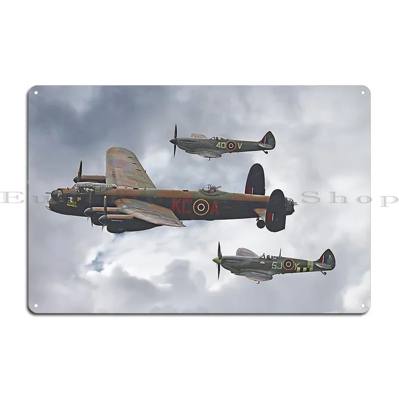 The Battle Of Britain Memorial Flight Shoreham 2014 Metal Signs Cinema Wall Cave Wall Cave Customized Tin Sign Poster
