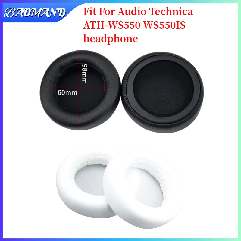 

Ear Pads for Audio Technica ATH-WS550 WS550IS Headphones replacement headband cushion Earpads headset Gamer Leather case