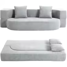 Folding Sofa Bed, Convertible Futon Sleeper Bed, 2-in-1 Foldable Floor Mattress with 2 Pillows, Breathable High-Density Foam Laz - AliExpress 1503