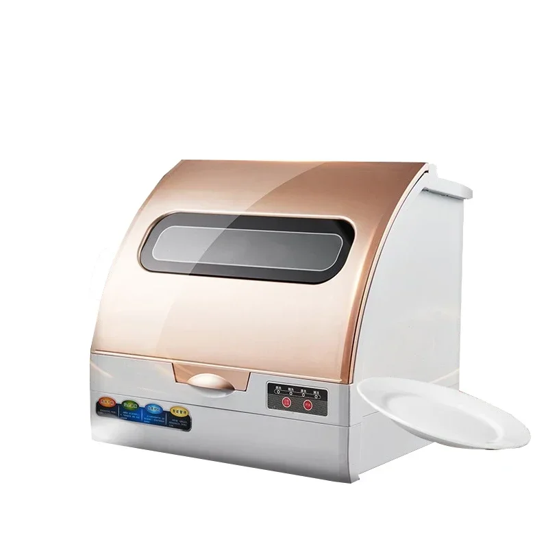 

220 В электрическая YH-XWJ01 интеллектуальная автоматическая посудомоечная машина 220 В для домашнего офиса, без установки, мини-сушка на воздухе, настольная дезинфекция