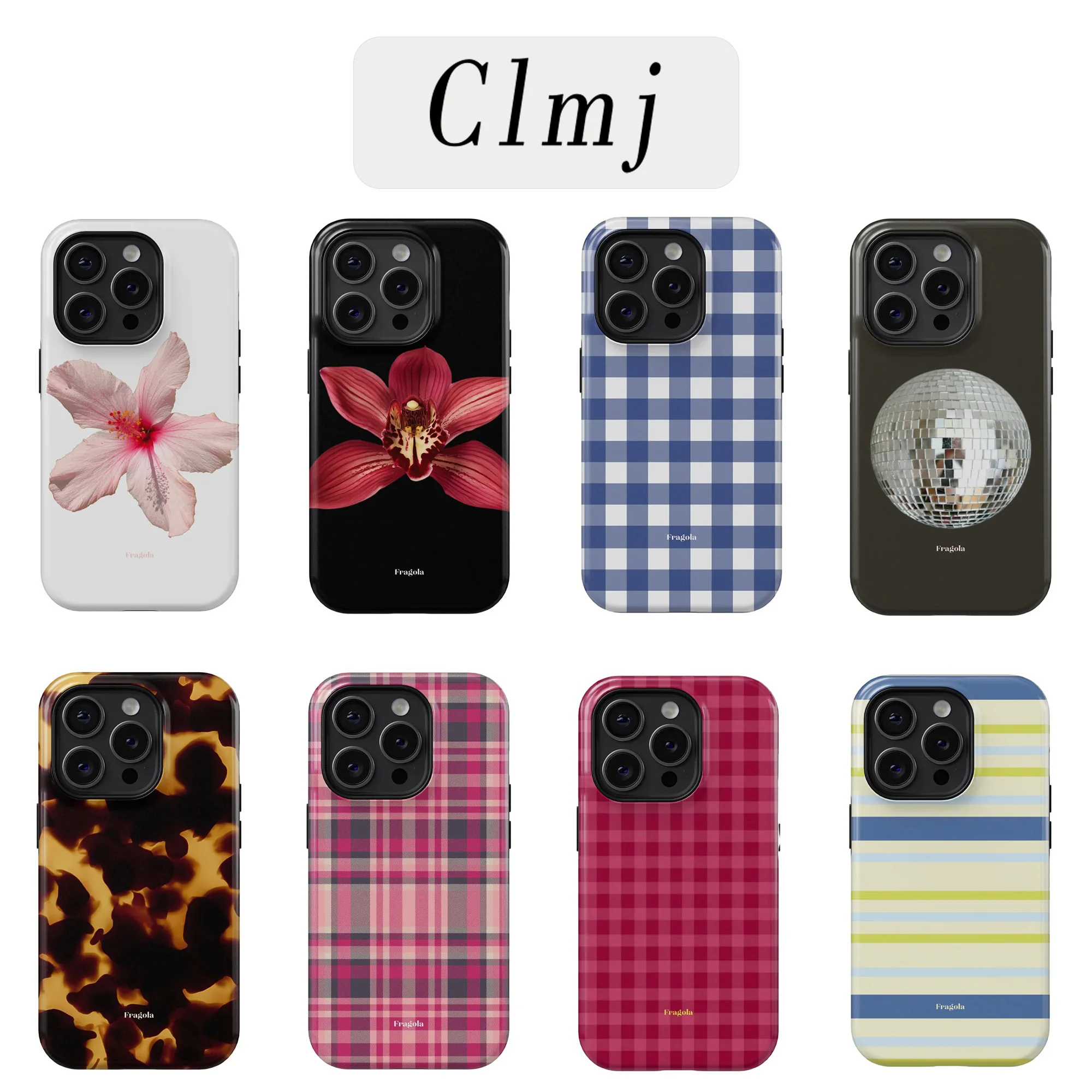 Luxuriöse Clmj PINK TEA Handyhülle für iPhone 17 16e 16 15 14 13 12 11 X XS XR XSMAX 7 8 Air Pro Max Plus Doppelschichtige Rückabdeckung