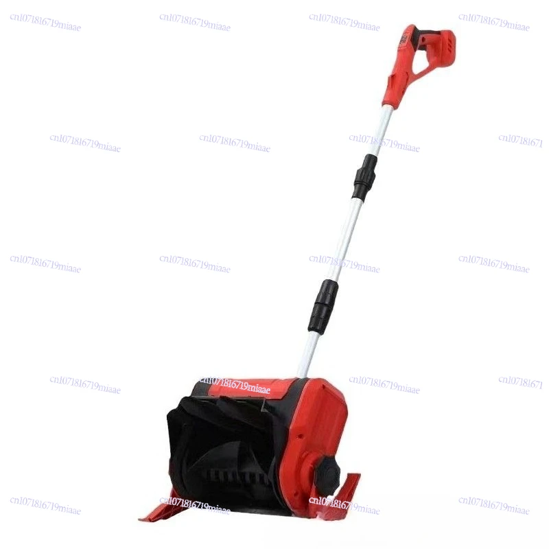 Household small hand push lithium battery snow plow wireless charging foldable road snow plow