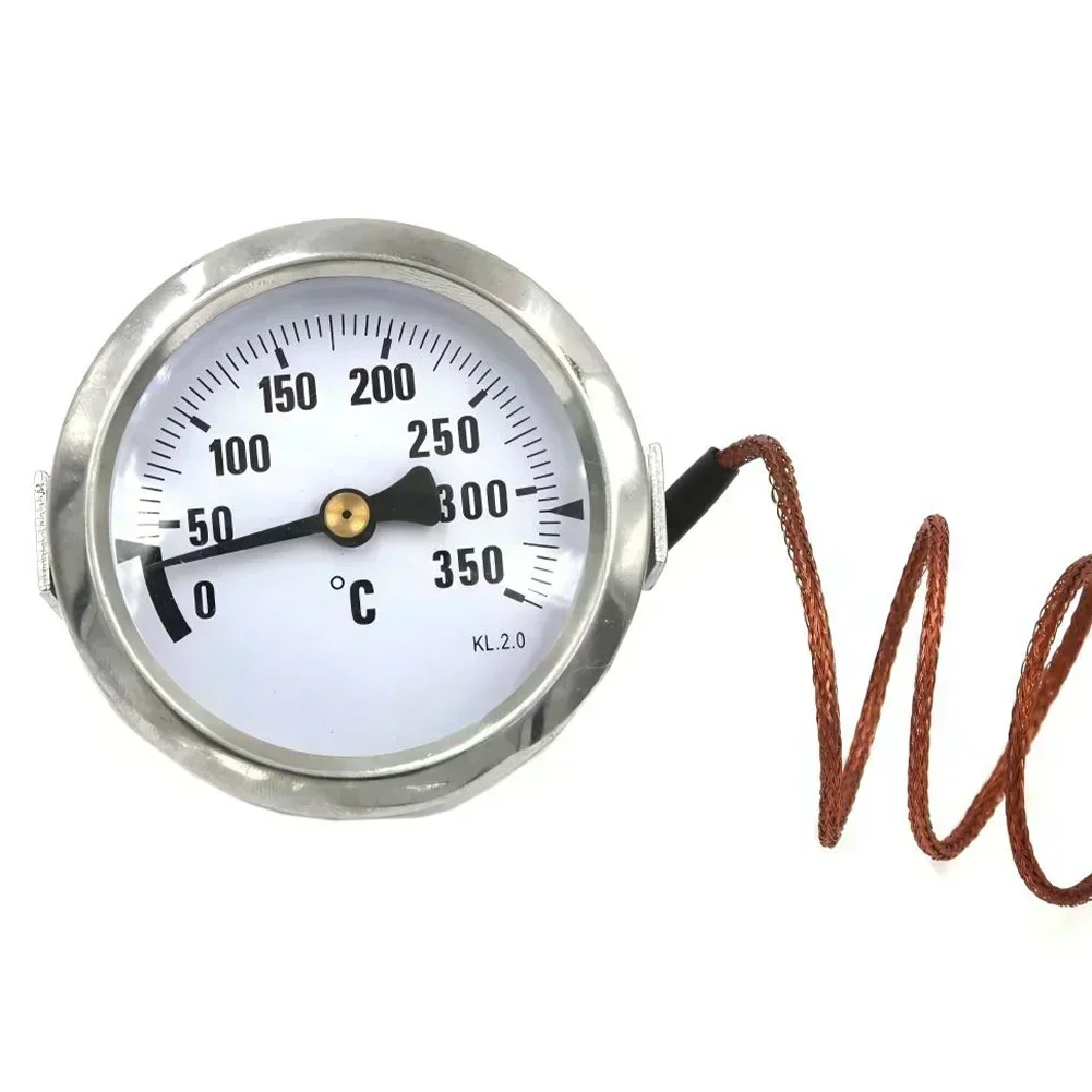 Metal Capillary Thermometer 0°C-350°C With 7cm Dial For Oven Boiler Heater Pizza Oven And Refrigerator For Home Improvement