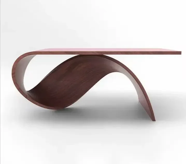 Modern creative design luxury living room furniture Fashion unique shape Solid wood coffee table central table