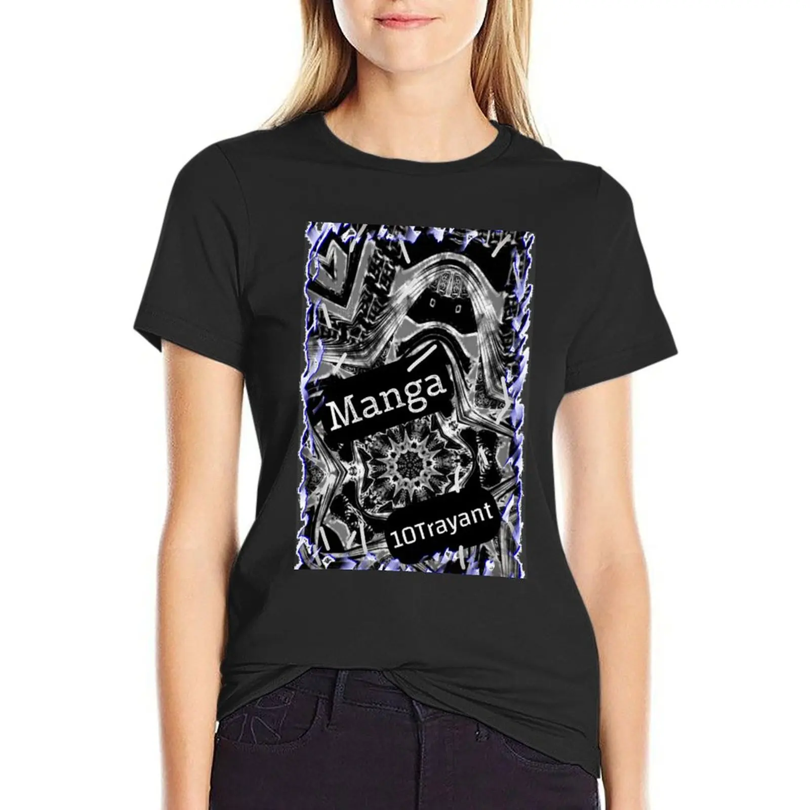 Manga, NB, Ninja, Samurai, Drawing, Anime T-Shirt female aesthetic clothes hippie clothes funny tshirts woman