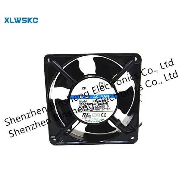 100% brand new original RAH1238B1 DC 220-240V 0.20A 120x120x38mm Server Cooling Fan